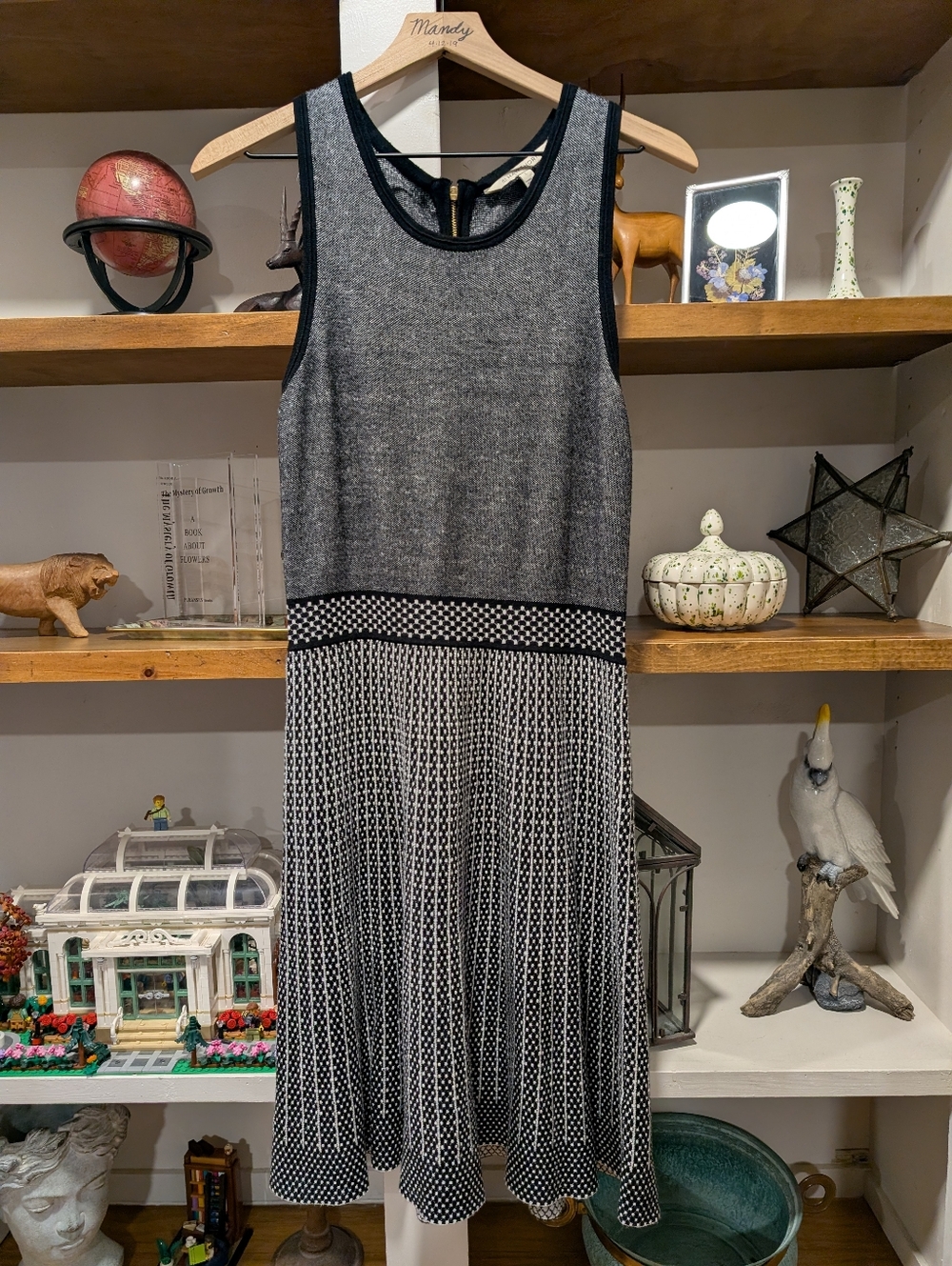 41 Hawthorne Stitchfix Zander Knit Sleeveless Stretch Midi Dress Size Large